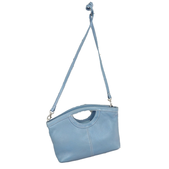 Fossil Handbags - NEW Fossil #75082 Lite Blue Pebbled Lthr Shldr Bag